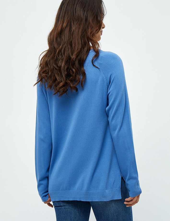 Peppercorn PCTana V Knit Pullover Pullover 2993 Marina Blue