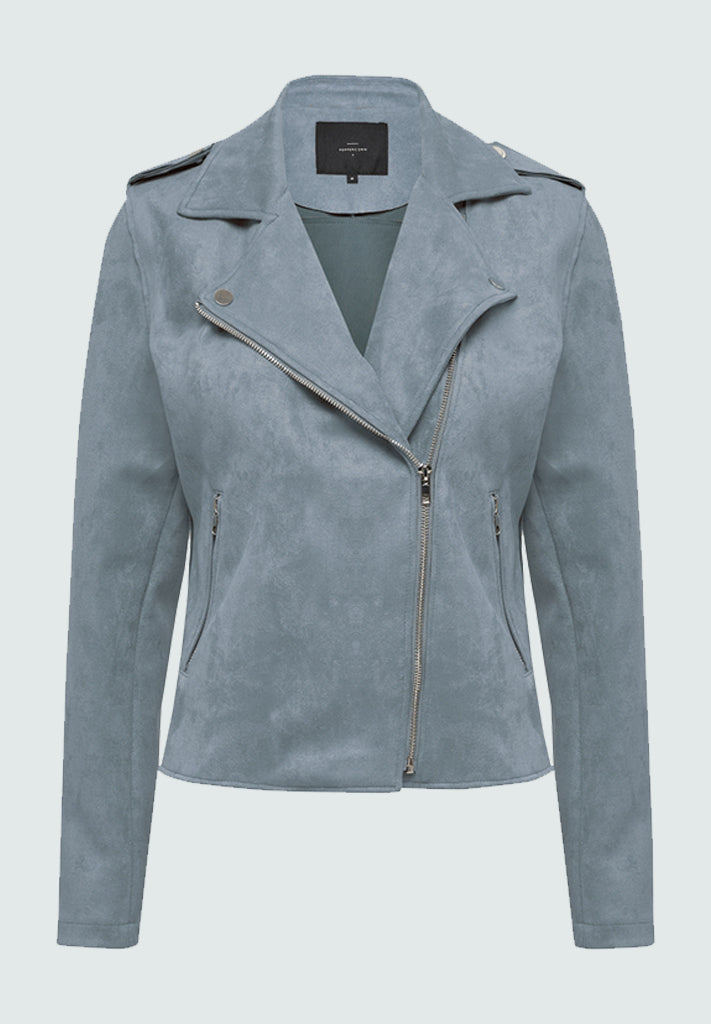 Peppercorn PCTania Biker Jacket Jacket 2284 Skyway Blue