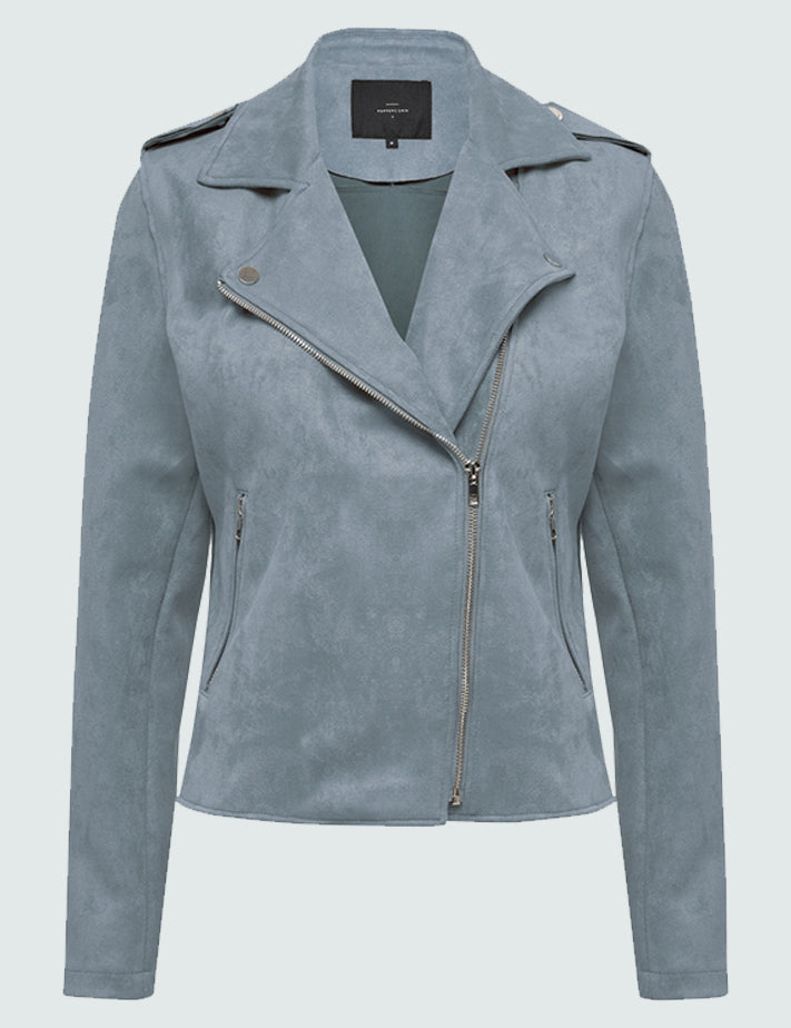Peppercorn PCTania Biker Jacket Jacket 2284 Skyway Blue