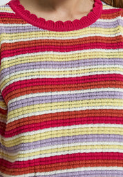 Peppercorn PCTony Scallop Pullover Pullover 0011S Gardenia Stripe