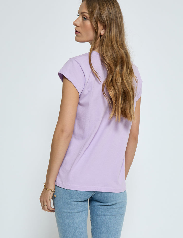 Peppercorn PCTrishia GOTS T-Shirt T-Shirt 7222 Lavendula Purple