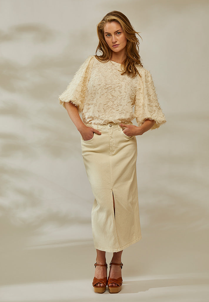 Peppercorn PCTyrell Blouse Blouse 0011 Gardenia