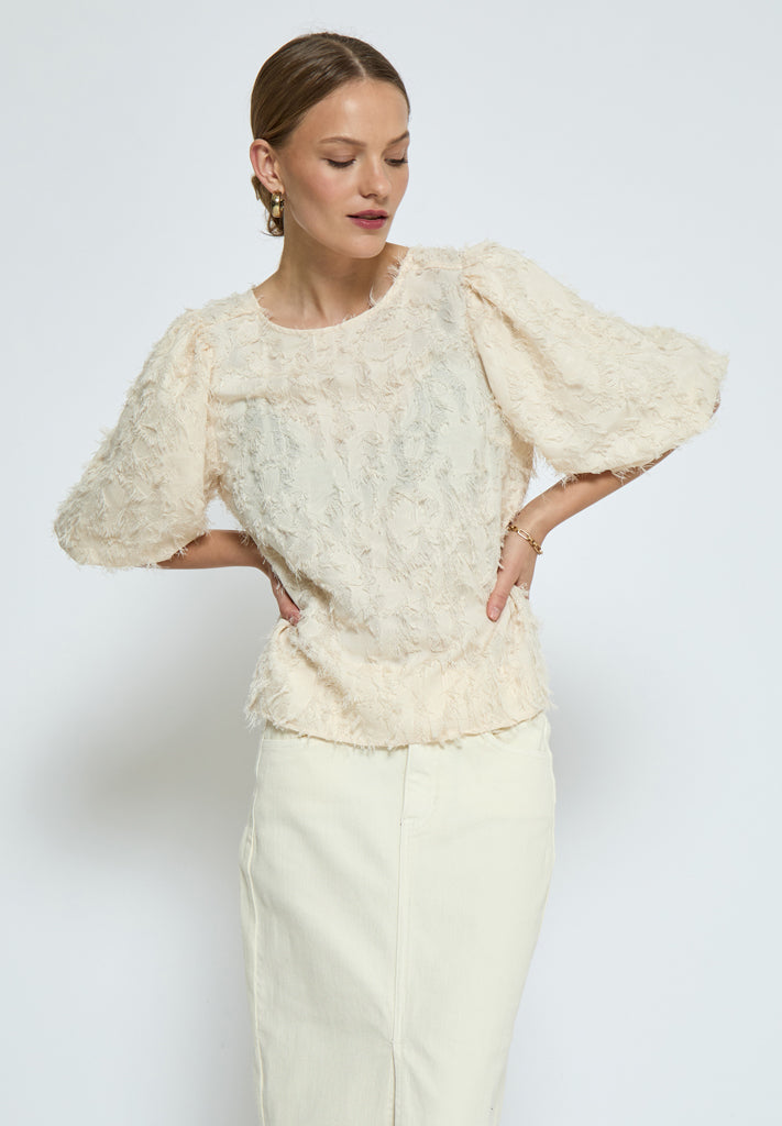 Peppercorn PCTyrell Blouse Blouse 0011 Gardenia