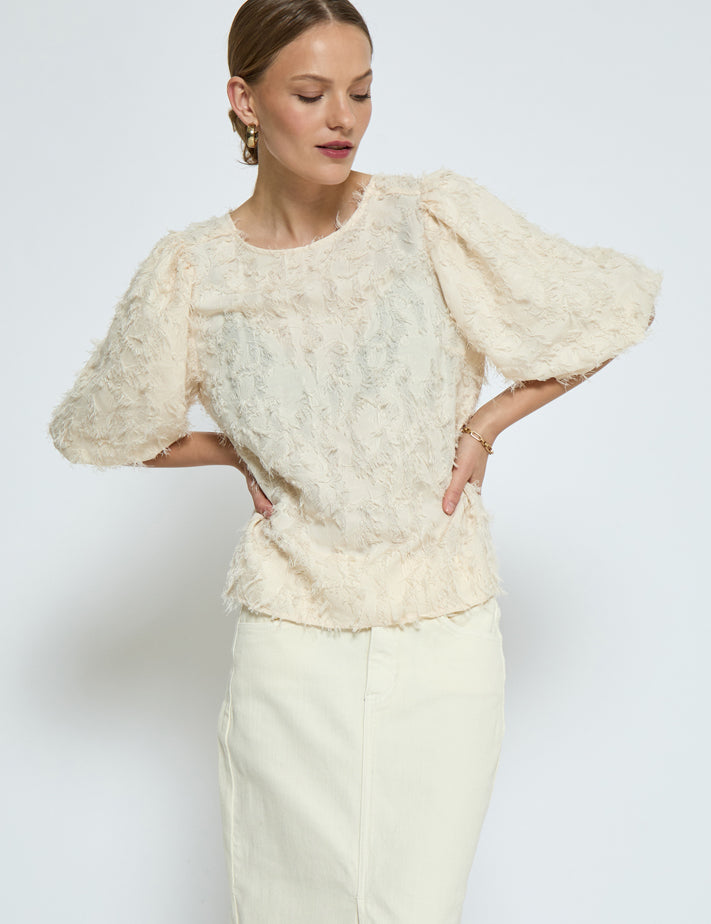 Peppercorn PCTyrell Blouse Blouse 0011 Gardenia