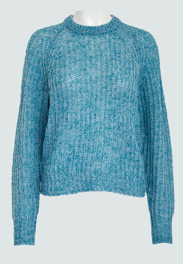 Peppercorn Phoebe Long Sleeve Knit Pullover Pullover 2114 Ocean Depths