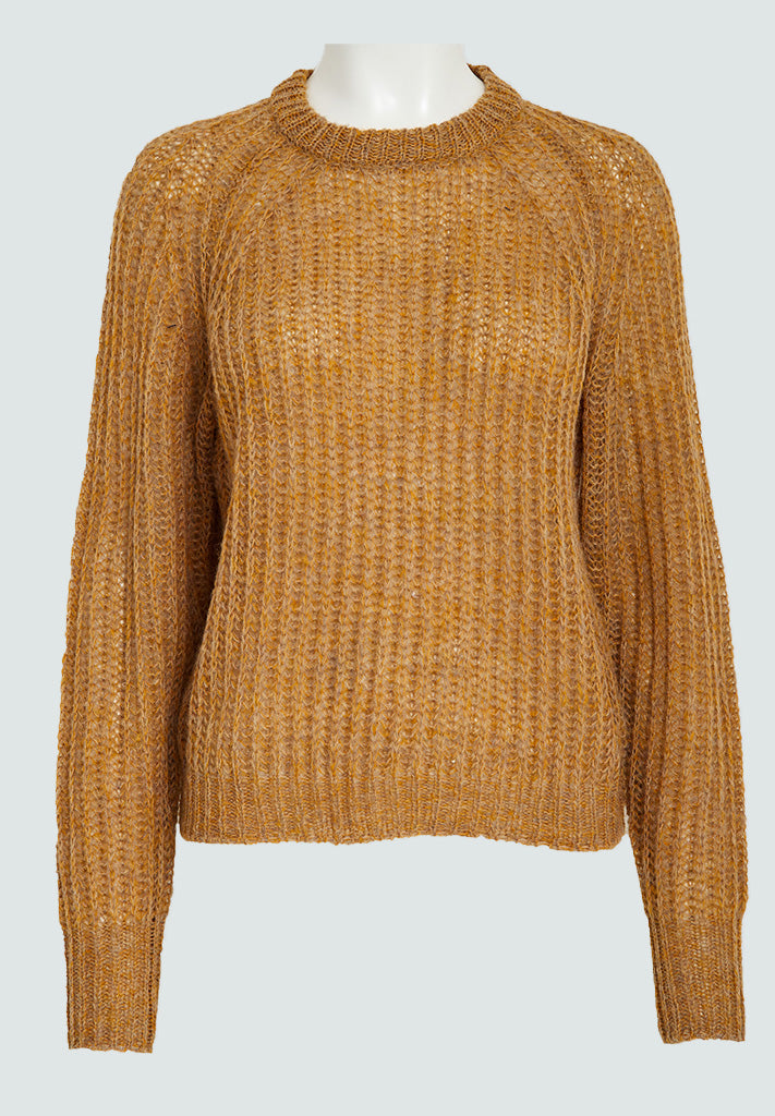 Peppercorn Phoebe Long Sleeve Knit Pullover Pullover 6211 Autumn Maple Orange