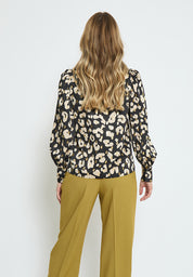 Peppercorn Rimona Giada Shirt Shirt 9000P Black Print