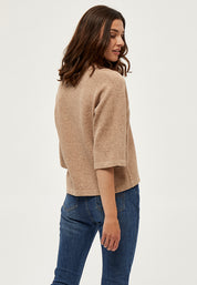 Peppercorn PCRosalia Knit Pullover Pullover 0273M Warm Sand Melange