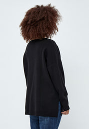 Peppercorn Rosalia Knit Pullover Curve Pullover 9000 Black