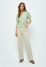 Peppercorn PCRosalia Knit T-Shirt T-Shirt 3254 Green Mint