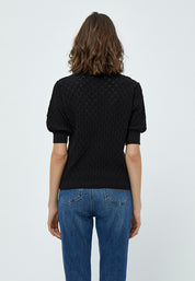 Peppercorn PCRosalia Knit T-Shirt T-Shirt 9000 Black