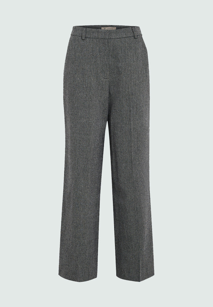 Peppercorn Roseline High Waisted Cropped Pant Pant 2890 DARK GREY