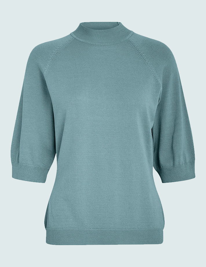 Peppercorn Tana Knit Pullover Pullover 1521 Smoke Blue