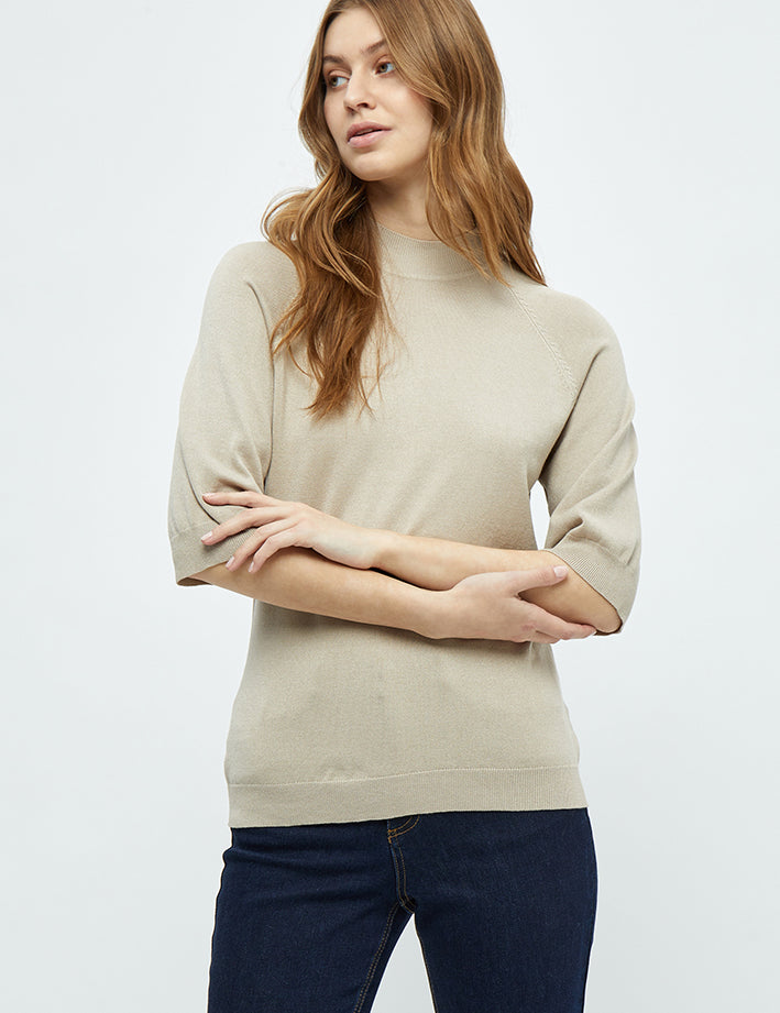 Peppercorn Tana Knit Pullover Pullover 2105 Feather Gray