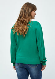Peppercorn PCTana Knit Pullover Curve Pullover 3013 Cadmium Green