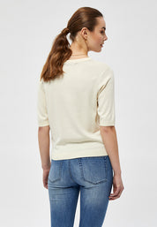 Peppercorn Tana Short Sleeve Cardigan 9 Cardigans 0023 Seedpearl Cream