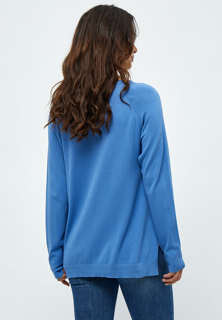 Peppercorn PCTana V Knit Pullover Pullover 2993 Marina Blue