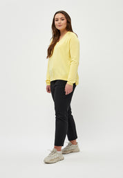 Peppercorn PCTana Pullover Curve Pullover 6040 PALE YELLOW