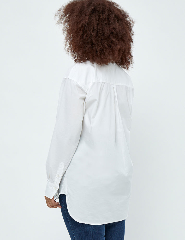 Peppercorn Thelma Shirt Curve Shirt 0001 White