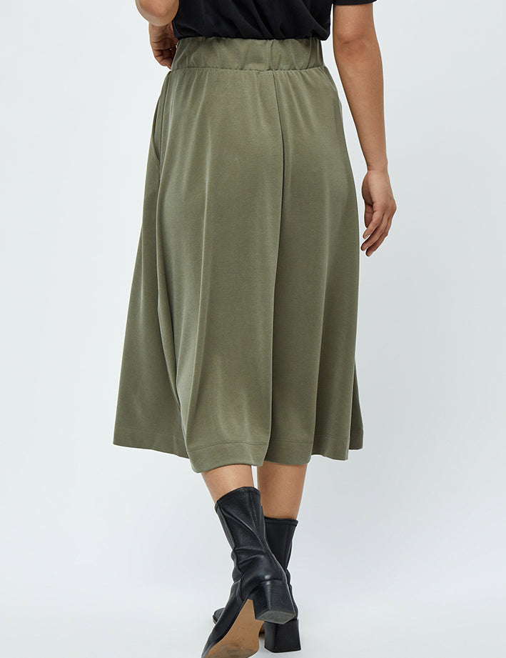 Minus MSAddilyn Midi Skirt Skirt 478 Green Field