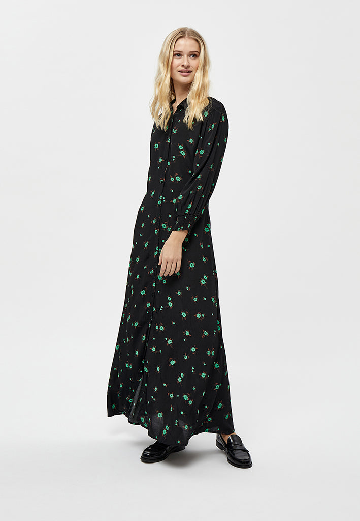 Minus MSAlexi maxi dress Dress 9368P Apple Green Flower Print