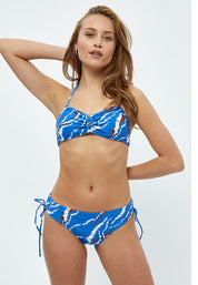 Minus MSAmabel Bikini Top Bikini top 9428P Denim Blue Graphic Print
