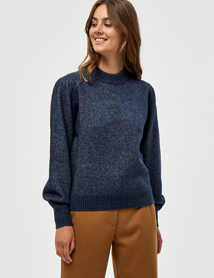 Minus MSAngie knit pullover Pullover 2994 SKY CAPTAIN