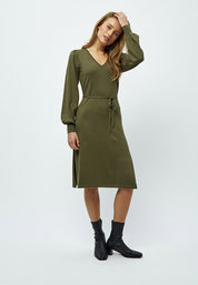Minus MSAstrid Knit Midi Dress Dress 3797 Ivy green