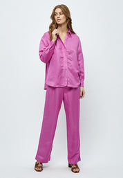 Minus MSAuguste HW Linen Pants Pant 7211 Super Pink