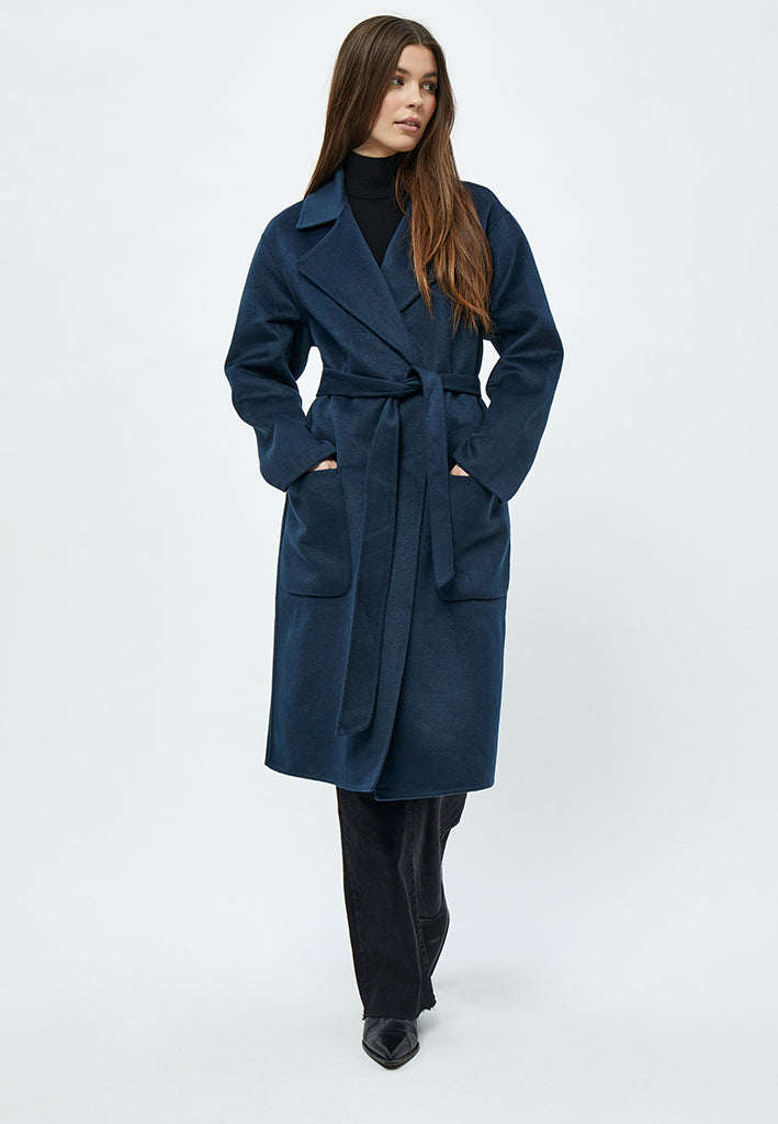 Minus MSChantal Coat Coat 5270 Black Iris