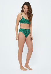 Minus MSDarima Bikini Bottom Bikini bottom 3305P Green Leo Print