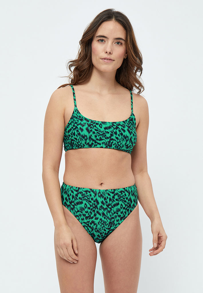 Minus MSDarima Bikini Top Bikini top 3305P Green Leo Print