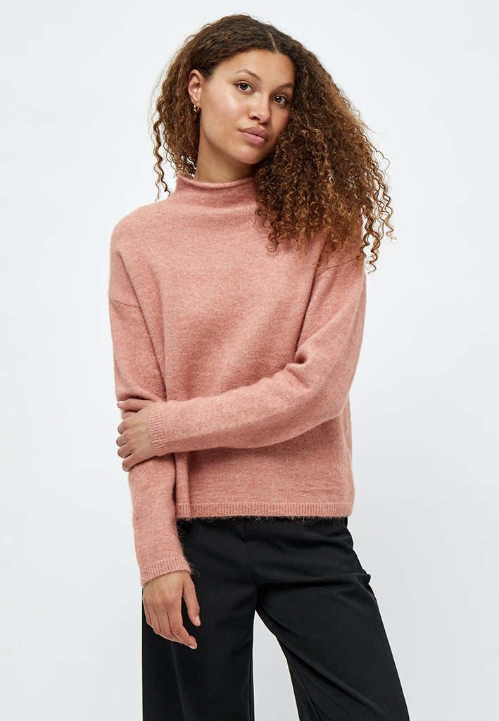 Minus MSDenice Funnel Knit Pullover Pullover 4458 Ash Rose