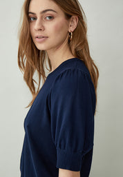 Minus MSLiva Pullover Pullover 542 Black Iris Solid