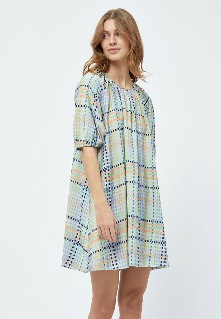 Minus MSLuretta Short Dress Dress 6075P Mango Sorbet Print