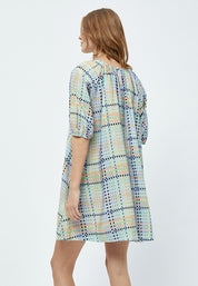 Minus MSLuretta Short Dress Dress 6075P Mango Sorbet Print