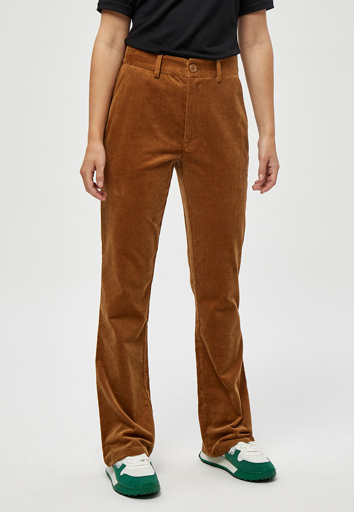 Monki flare cord trousers in orange  ASOS