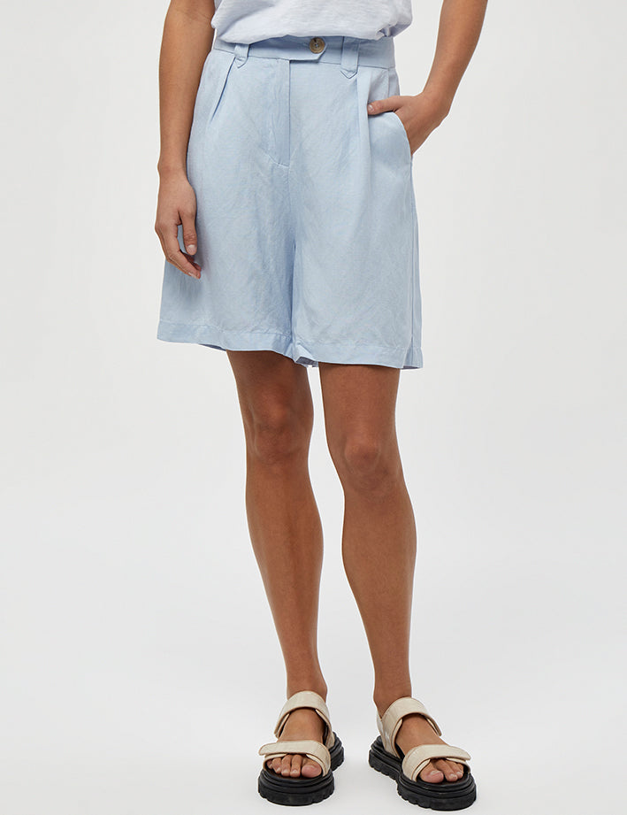 Minus MSMarly Linen Shorts Shorts 5016 Ibiza Blue