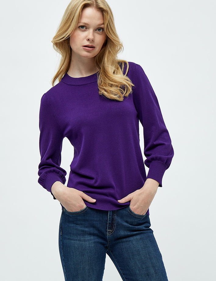 Minus MSMersin Knit Pullover Pullover 7432 Violet Indigo