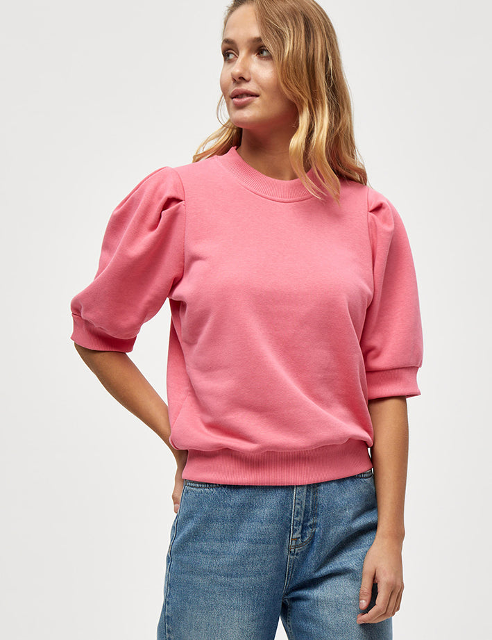 Minus MSMika Sweat Sweatshirt 6028 Pink Flamingo