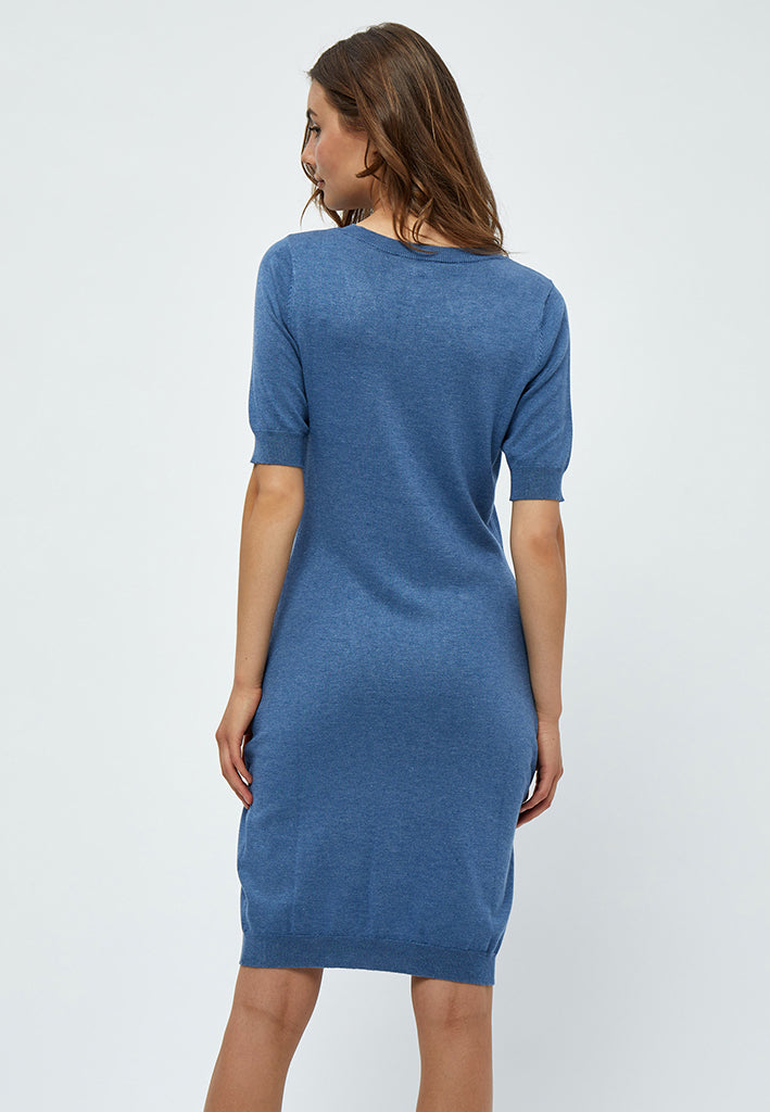 Minus MSMilla Knit Dress Dress 5021M Denim Blue Melange