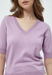 Minus MSMilla Knit T-Shirt T-Shirt 7030 Lupine Purple
