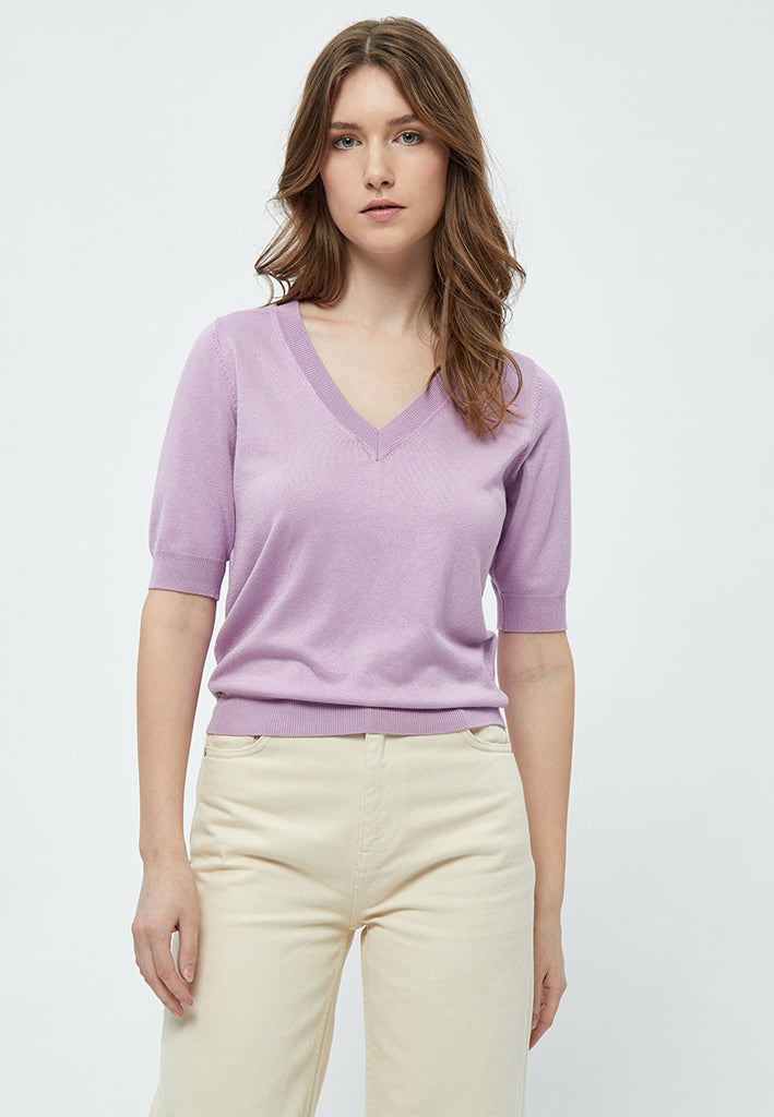 Minus MSMilla Knit T-Shirt T-Shirt 7030 Lupine Purple