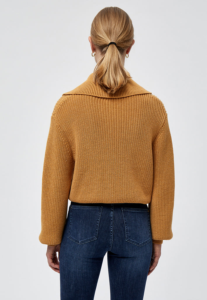 Minus Milu knit pullover Pullover 254M Mineral Yellow Melange