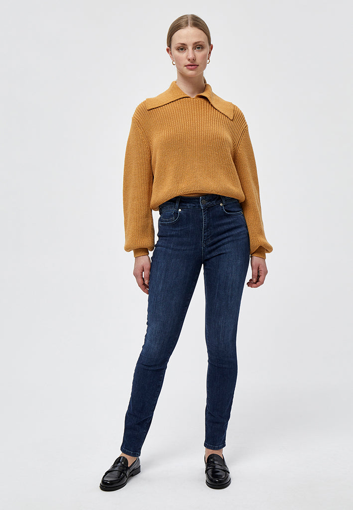 Minus Milu knit pullover Pullover 254M Mineral Yellow Melange