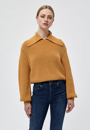Minus Milu knit pullover Pullover 254M Mineral Yellow Melange