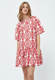 Minus MSMusia Dress Dress 4084E Lollipop Red Embroidery
