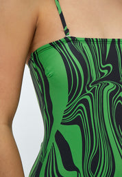 Minus MSNabina Swimsuit Swimsuit 9452P Apple Green Graphic Print