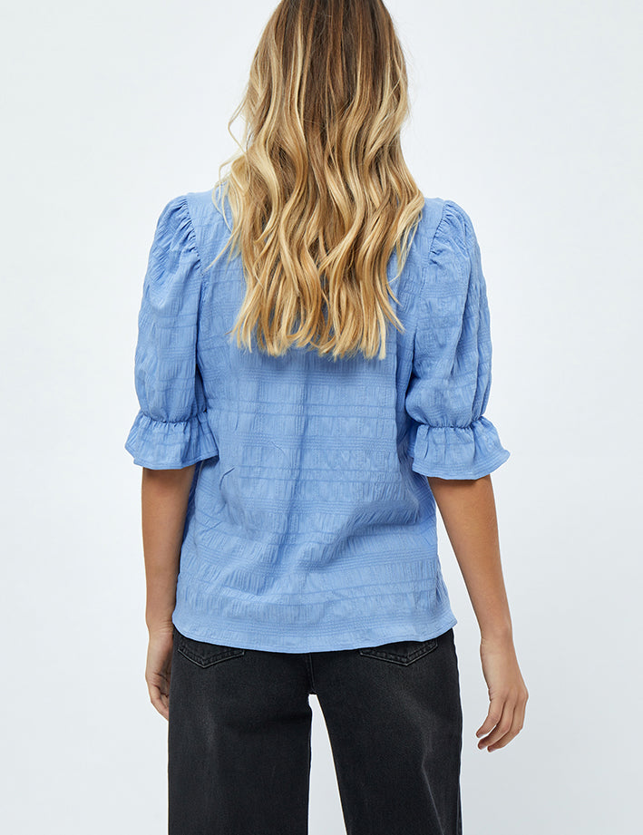 Minus MSNew Birgitta Blouse Blouse 1048 Ice Blue