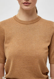 Minus MSPamela Knit T-Shirt T-Shirt 721M Almond Melange